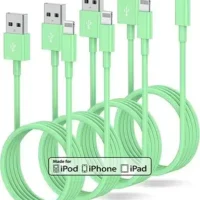 Apple MFi Certified 3ft Lightning to USB cable, fast charging cord for iPhone 14/13/12/11/XS/XR/8/7/6s/5S and iPad Original. 4 Pack.