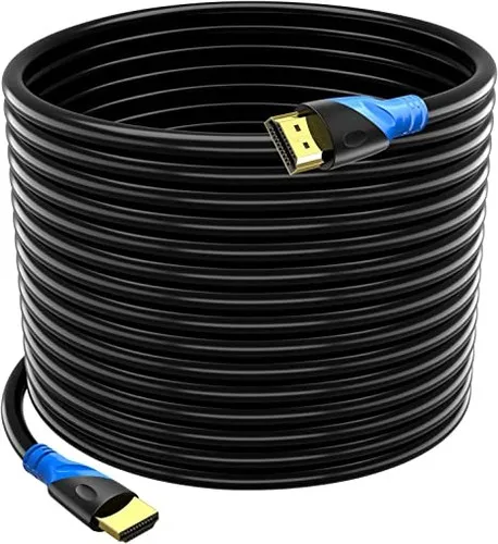 4K HDMI Cable - Ultra High Speed, Gold Plated Connectors, Xbox PlayStation PC HDTV Compatible
