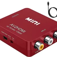 ABLEWE RCA to HDMI Converter - Enhance Your Audio-Visual Experience with 1080P Mini Adapter. Perfect for TV, PC, Gaming, and DVD Players.