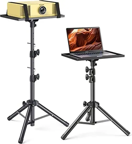 Amada Tall Projector Tripod Stand - Versatile, Adjustable, and Portable Solution for Laptops, Projectors, and More!