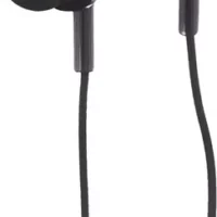Premium Black Earbuds: Amazon Basics In-Ear Wired Headphones with Mic