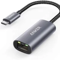 Aluminum USB-C Ethernet Adapter for MacBooks, iPads & XPS