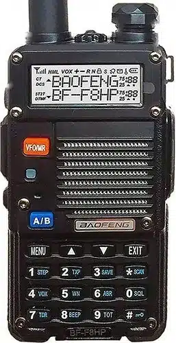 Complete 8W Dual Band (VHF 136-174MHz & UHF 400-520MHz) Two-Way Radio with Long Range Battery & Complete Kit - BaoFeng BF-F8HP (UV-5R 3rd Gen)