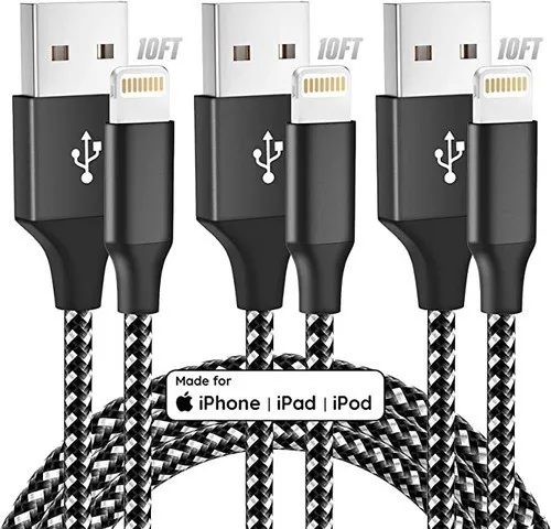 Bkayp Cable -A06E SpecificationsConnector typeLightningCable typeRayoCompatible devicesiPod✅, iPad✅, iPhone✅Special featuresTangle-free, Heat-resistant, High-speed, Weather-resistantCompatible phone modelsiPhone, iPad, iPodColorBlackConnector genderMale to maleData transfer speed480 Megabits per secondConnectivity technologyUSBModel nameBkayp Cable -A06ESpecification complianceULNumber of items3Package dimensions9.02 x 5.79 x 0.55 inchesASINB0BTH6LHKTProduct model numberBkaypCable-A06ECustomer reviews4.5 out of 5 stars, 1,588 ratingsAmazon Best Sellers Rank#5 in Lightning CablesOther display featuresWirelessWhat's in the box?3 cablesManufacturerBkaypProduct available on Amazon.com sinceJanuary 31, 2023
