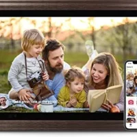 13.3 WiFi HD Touch Screen Digital Photo Frame with 8GB Memory - Share Photos and Videos via AiMOR APP