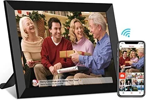 10.1 inch WiFi Digital Picture Frame with Smart Cloud Technology - FRAMEO: Share your memories in style!