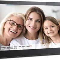MARVUE Vision 15 WiFi Digital Picture Frame - Share Photos & Videos with Smart Touch Screen & 16GB Storage