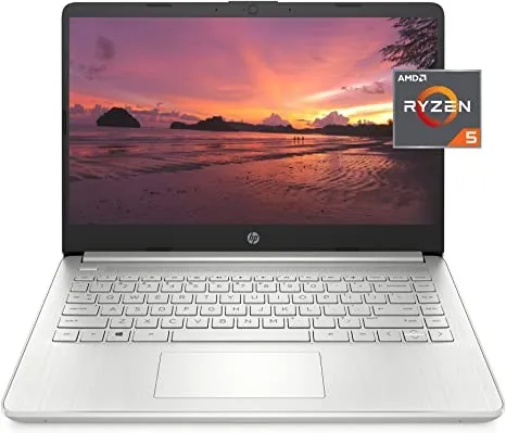 HP 14 Laptop: Ryzen 5, 8GB RAM, 256GB SSD, Full HD, Windows 11