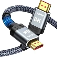Highwings High Speed 8K HDMI Cable-4K@120Hz, HDCP 2.2 & 2.3, HDR 10, eARC, Dynamic HDR. Compatible with Laptop, Monitor, Roku TV.