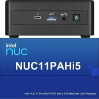 Powerful and Compact Intel NUC11PAHI5 Mini PC with 16GB RAM, 512GB SSD, and Thunderbolt 3 - Perfect for Business or Home Office.