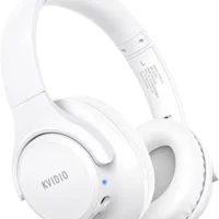Updated KVIDIO Bluetooth Over Ear Headphones - 65 Hrs Playtime, Deep Bass, HiFi Stereo Sound. Perfect for Travel, Work, Laptop, PC, Cellphone