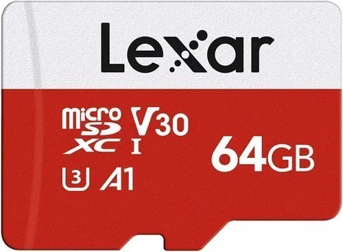 Lexar 64GB Micro SD Card - Up to 100MB/s, A1, U3, Class10, V30, High Speed TF Card with Adapter