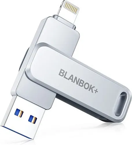 256GB MFi Certified USB Flash Drive for iPhone, iPad, Android & PC - High-Speed Memory & Photo Stick External Storage