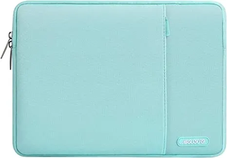 MOSISO Laptop Sleeve Bag - Stylish Mint Blue Case for MacBook Air/Pro 13-13.3 inch & MacBook Pro 14 inch (2023-2021)