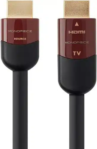 Monoprice High Speed HDMI Cable - 75 Feet - Black, Active, 4K @ 24Hz, 10.2Gbps, 24AWG, YUV 4:2:0, CL2 - Cabernet Ultra Series - Premium Long HDMI Cable for High-Quality Audio & Video.