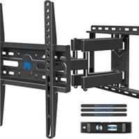 Versatile and Strong TV Wall Mount for 32-65 Inch TVs - Swivel, Tilt, Full Motion, Dual Arms - MD2380