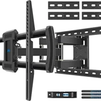 Ultra-slim TV mount with full motion and premium ball bearings design, for 42-84 TVs up to 100lbs and VESA 600x400mm. UL listed.