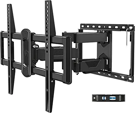 TV Wall Mount: Full Motion Swivel & Tilt | Fits 42-75 Inch TVs | Articulating Dual Arms | Max VESA 600X400 | MD2617