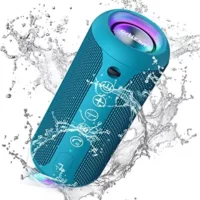 Ortizan Portable Bluetooth Speaker: Waterproof, 24W Stereo, 30H Playtime, Dual Pairing.