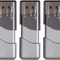 PNY 64GB Turbo Attaché 3 USB 3.0 Flash Drive 5-Pack: High-capacity, fast data transfer, and great value.