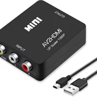 RCA to HDMI Converter - Enhance AV Experience with Runbod's 1080P Composite CVBS AV to HDMI Video Audio Converter Box.
