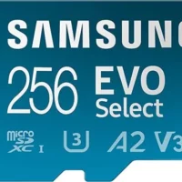 Samsung EVO Select 256GB microSDXC: High-speed, expanded storage for Android, tablets, Nintendo Switch.