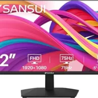 Experience crystal-clear visuals with SANSUI's 22 1080p FHD computer monitor. HDMI & VGA connectivity, eye care technology, and slim design.