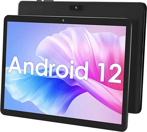 SGIN 10.1 Android 12 Tablet, 2GB RAM, 32GB ROM, Quad-Core A133 1.6Ghz, 2MP + 5MP Camera, Bluetooth, GPS, 5000mAh (Black)