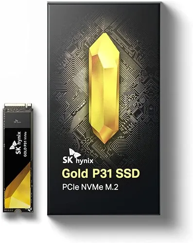 SK hynix Gold P31 2TB PCIe NVMe Gen3 M.2 SSD: Lightning-Fast, High-Capacity Storage Solution.