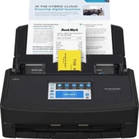 ScanSnap iX1600: High-Speed Wireless/USB Scanner for Mac or PC with Large Touchscreen and Auto Feeder - Black