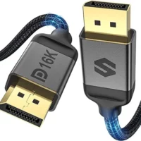 Silkland DisplayPort 2.1 Cable | High-Speed, HDR, FreeSync, G-Sync Compatible | 80Gbps