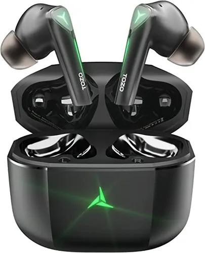 TOZO G1 Wireless Earbuds with Ultra Low-Latency, Cool Breathing Light, Ergonomic Design, Gaming/Deep Bass Music Mode.