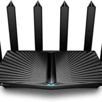 High-performance TP-Link AX6000 Wi-Fi 6 Router for seamless streaming and extended coverage.