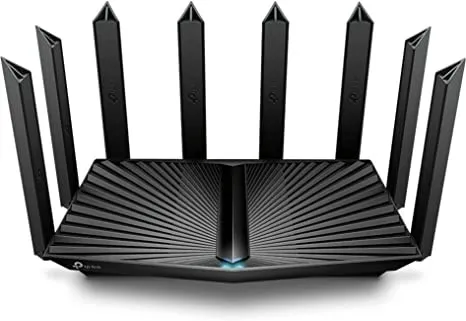 High-performance TP-Link AX6000 Wi-Fi 6 Router for seamless streaming and extended coverage.