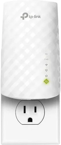 Boost your WiFi signal with TP-Link RE220, covers up to 1200 Sq.ft and 30 devices, dual-band for more bandwidth and Ethernet port.