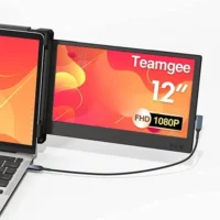 Teamgee Laptop Screen Extender - Portable FHD 1080P Dual Screen for 13”~16.5” Laptops, Mac, Windows, Android, Chrome, Linux - Built-in Speakers & HDR.
