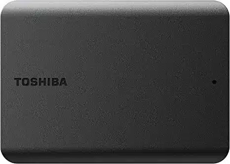 Toshiba Canvio Basics - Portable External Hard Drive, 2TB USB 3.0, Black - HDTB520XK3AA.