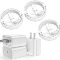 Fast charge your iPhone with Apple MFi Certified 6 pack charger and cable set