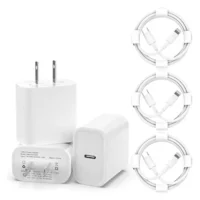 3 Pack iPhone Fast Charger - Apple MFi Certified - White