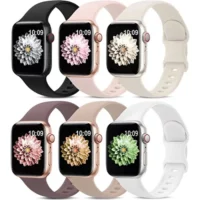 Sport Bands for Apple Watch - Soft Silicone Waterproof Straps