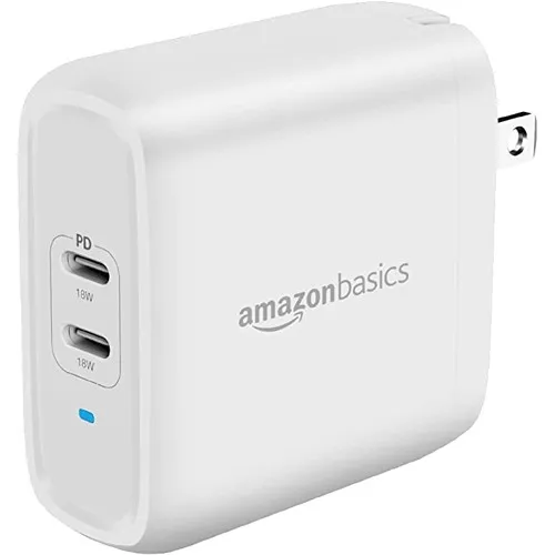 High-Quality 36W USB-C Wall Charger - Amazon Basics