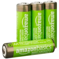 Amazon Basics AA Rechargeable Batteries - High-Capacity & Pre-Charged
