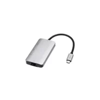 Amazon Basics USB-C Adapter: HDMI, Ethernet, USB 3.0, 100W PD (Gray)