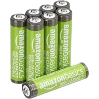 Amazon Basics AAA Rechargeable Batteries - High-Capacity, 850mAh, 500x Recharge, Pre-Charged