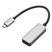 Aluminium USB-C to DisplayPort Adapter - Thunderbolt 3 Compatible (Grey)
