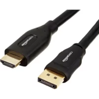 Amazon Basics DisplayPort to HDMI Cable, 25ft, Black