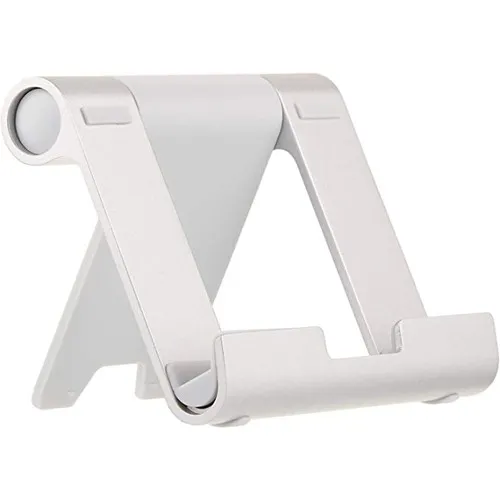 Amazon Basics Portable Stand for iPad, Tablet, E-reader, and Phone - Silver