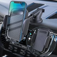 Universal Car Phone Mount with Off-Road Suction Cup Protection