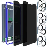 Ferilinso iPhone 14 Plus & 13 Pro Max Privacy Screen Protector - 2 Pack, Anti-Spy Tempered Glass