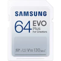 Samsung EVO Plus 64GB SDXC Card - High-Speed Full HD & 4K UHD Storage